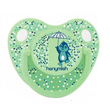 Hanymish Rainbow No 3 18+ Ay Yeşil Damaklı Silikon Emzik