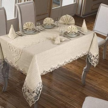 Hanzade 161680 Krem 26 Parça Masa Örtüsü