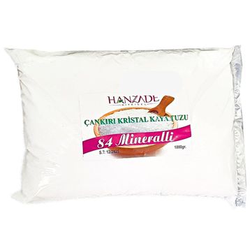 Hanzade Bitkisel 1 kg 84 Mineralli Çankırı Kristal Toz Kaya Tuzu