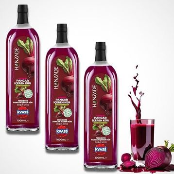 Hanzade Bitkisel 1 lt Fermente Kırmızı Pancar