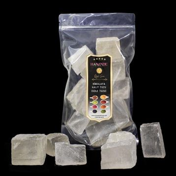 Hanzade Bitkisel 2 kg Şeffaf Berrak Halit Tuz Sole Tuzu