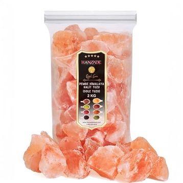 Hanzade Bitkisel 2 kg Şeffaf Berrak Halit Tuz Sole Tuzu