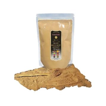 Hanzade Bitkisel 500 gr Black Maca Root Powder Extract Lepidium Siyah Maka Kökü Tozu Ekstraktı Lepidyum