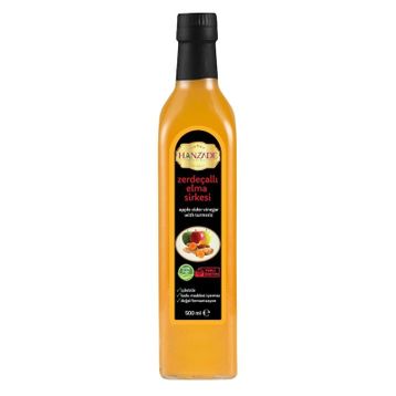 Hanzade Bitkisel 500 ml Zerdeçallı Elma Sirkesi