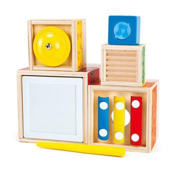 Hape +18 Ay 6 Parça Stacking Müzik Seti