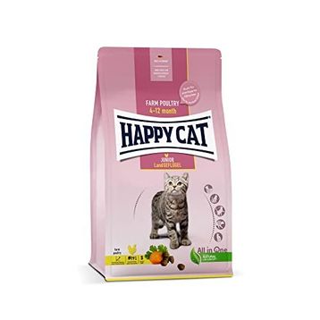 Happy Cat 10 kg Junior Geflügel Tavuklu Somonlu Yavru Kuru Kedi Maması
