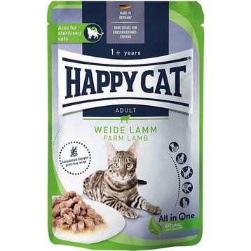 Happy Cat 85 gr Kuzulu Tahılsız Yetişkin Kedi Konservesi