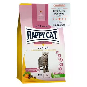 Happy Cat Junior Tavuklu 10 kg Yavru Kedi Maması