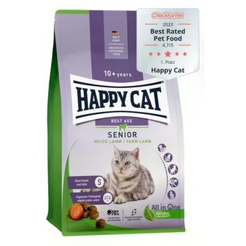 Happy Cat Senior Kuzu Etli 10 Yaş ve Üzeri Yaşlı 4 kg Kedi Maması
