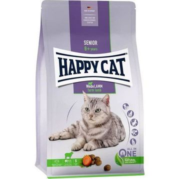 Happy Cat Senior Weide Lamm 4 kg Kuzulu Yaşlı Kedi Maması