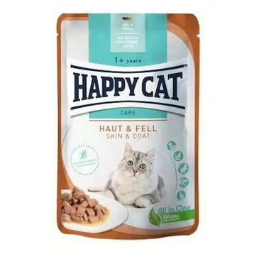 Happy Cat Sensitive Deri Tüy Sağlığı 85 gr Kedi Yaş Mama