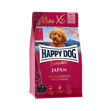 Happy Dog Supreme Mini XS Japon Alabalıklı Tavuk Çok Küçük Irklar 1.3 kg Kuru Köpek Maması