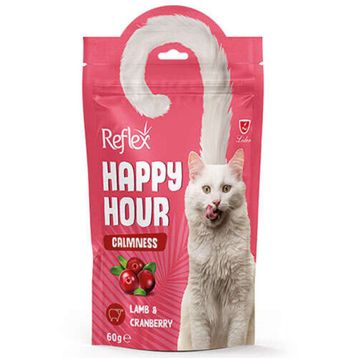 Happy Hour Calmnes Kuzu Eti ve Kızılcık Sakinleştirici 60 gr Kedi Ödülü