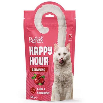 Happy Hour Calmnes Kuzu Eti ve Kızılcık Sakinleştirici 60 gr Kedi Ödülü