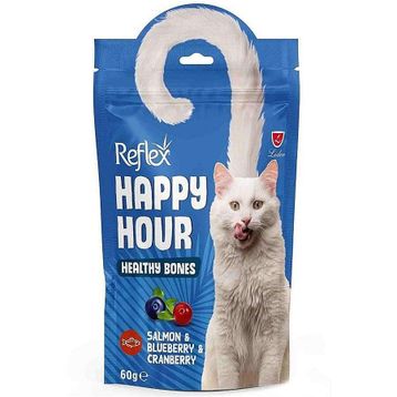 Happy Hour Somon Yaban Mersini ve Kızılcık Kemik Sağlığı 60 gr Kedi Ödülü