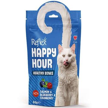 Happy Hour Somon Yaban Mersini ve Kızılcık Kemik Sağlığı 60 gr Kedi Ödülü