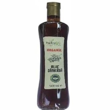 Happy Life 500 ml Cam Organik Alıç Sirkesi