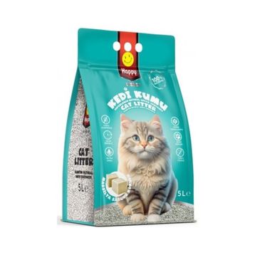 Happy Topaklanan Bentonit Marsilya Sabunlu 5 lt Kedi Kumu