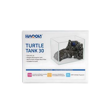 Haqos Turtle Tank 30 12 lt Kaplumbağa Akvaryumu