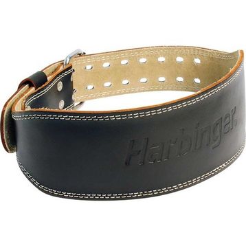 Harbinger Padded Leather Belt 4 inç Siyah Deri Ağırlık Kemeri