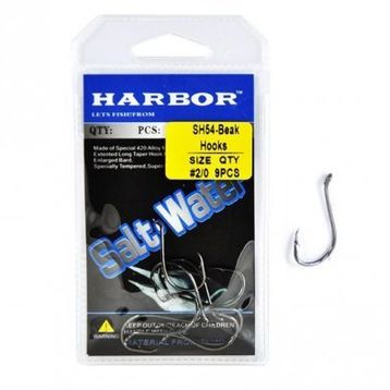 Harbor SH54 Beek No:2/0 9 Pcs Olta İğnesi