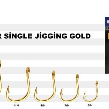 Harbor Single Jigging Gold No:5/0 7'li İğne