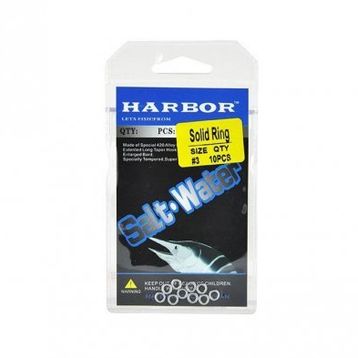 Harbor Solid Ring No:3 10 Pcs Halka