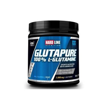 Hardline 100% L-Glutamine 500 gr Nutrition Glutapure