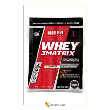 Hardline 30 gr 1 Adet Saşe Whey 3 Matrix Çikolatalı Protein Tozu