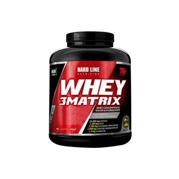 Hardline Nutrition 3 Matrix 2300 gr Limon Cheescake Aromalı Whey Protein Tozu