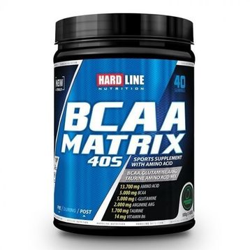 Hardline Nutrition Bcaa Matrix 40S Yeşil Elma 600 gr