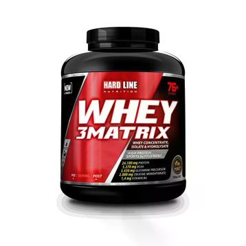Hardline Nutrition Whey 3 Matrix 2300 gr Çikolata Aromalı Protein Tozu