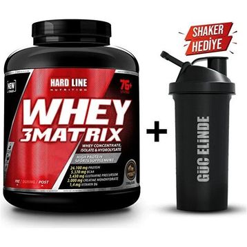 Hardline Nutrition Whey 3 Matrix 2300 gr Çikolata Aromalı Protein Tozu