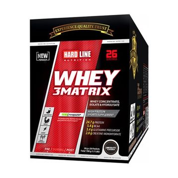 Hardline Nutrition Whey 3 Matrix Sachet 78x30 gr Protein Tozu