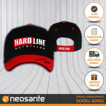 Hardline Siyah-Kırmızı Amerikan Beyzbol Şapka