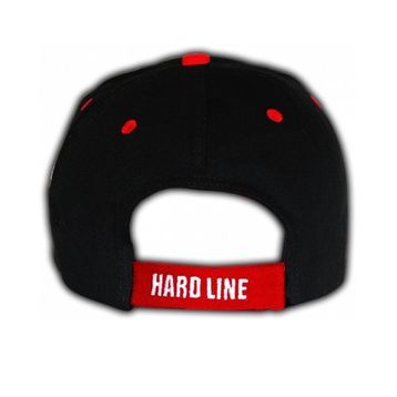 Hardline Siyah-Kırmızı Amerikan Beyzbol Şapka