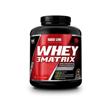 Hardline Whey 3 Matrix 2300 gr 76 Servis Kurabiye Protein Tozu