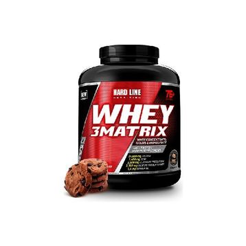 Hardline Whey 3 Matrix 2300 gr 76 Servis Kurabiye Protein Tozu