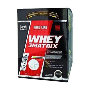 Hardline Whey 3 Matrix 30 gr 15 Adet Protein Tozu