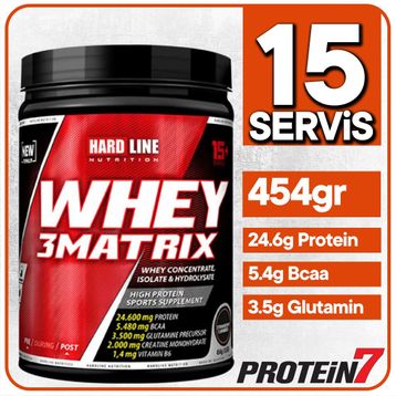 Hardline Whey 3 Matrix 454 gr Protein Tozu