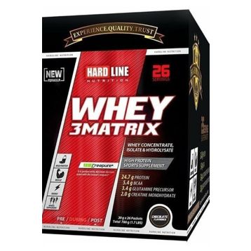 Hardline Whey 3Matrix 30 gr 26 Saşe