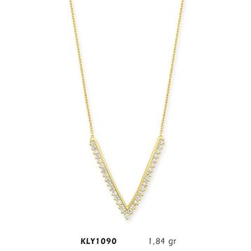 Harem Altın 14 Ayar KLY1090 Altın V Kolye