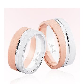 Harem Altın 6101 Rose Beyaz Altın Alyans