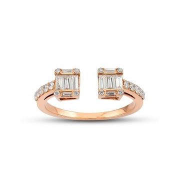 Harem Altın B13 0.48 Ct Baget Pırlanta Yüzük