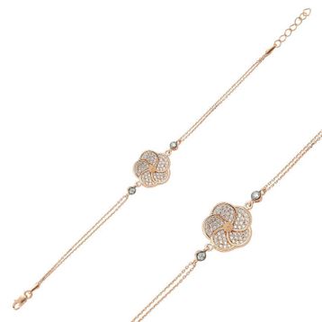 Harem Altın BR0460319 Papatya Gümüş Kadın Bileklik