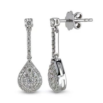 Harem Altın CORK1 0.50 ct Coronet Pırlanta Küpe