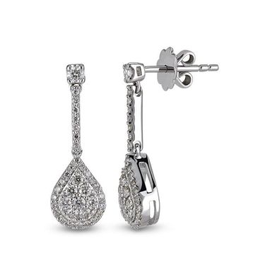 Harem Altın CORK1 0.50 ct Coronet Pırlanta Küpe