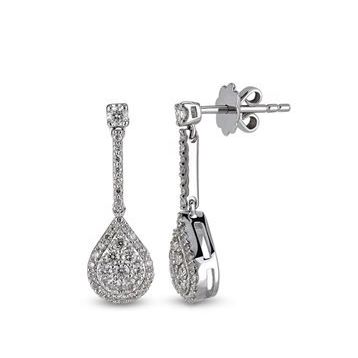 Harem Altın CORK1 0.50 ct Coronet Pırlanta Küpe