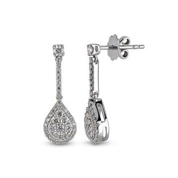 Harem Altın CORK1 0.50 ct Coronet Pırlanta Küpe