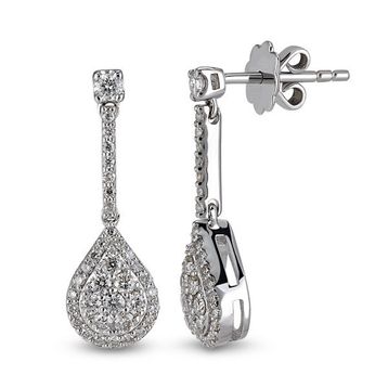Harem Altın CORK1 0.50 ct Coronet Pırlanta Küpe